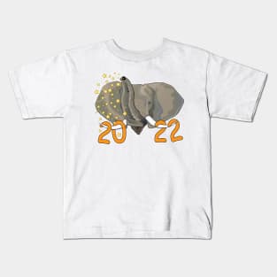 Elephant New Year 2022 Kids T-Shirt